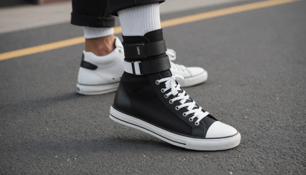 attelle cheville chaussure