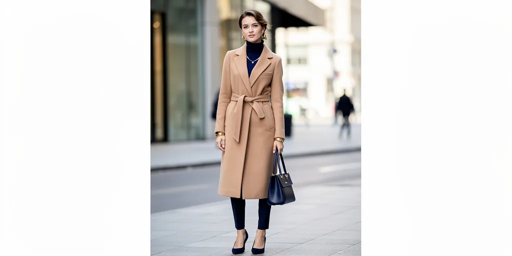 beaute feminine camel bleu marine