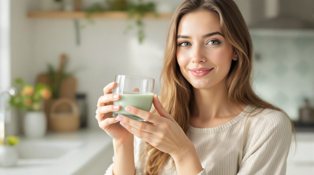 cure d'argile verte à boire