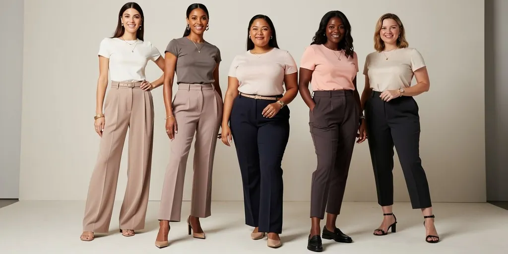 pantalon pour femme avec du ventre