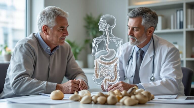 champignons intestin irritable