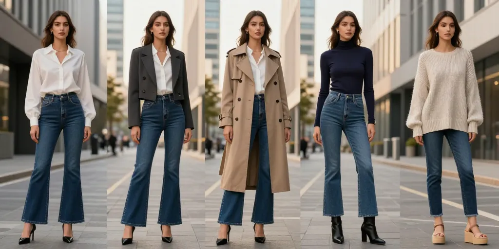 comment porter le jean flare