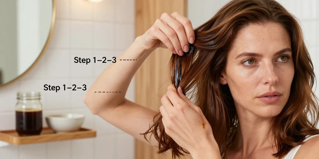 colorer ses cheveux naturellement avec du café