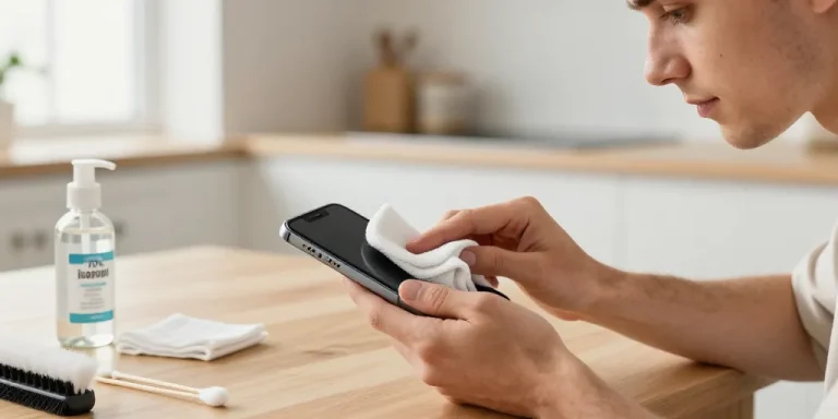 nettoyer un téléphone