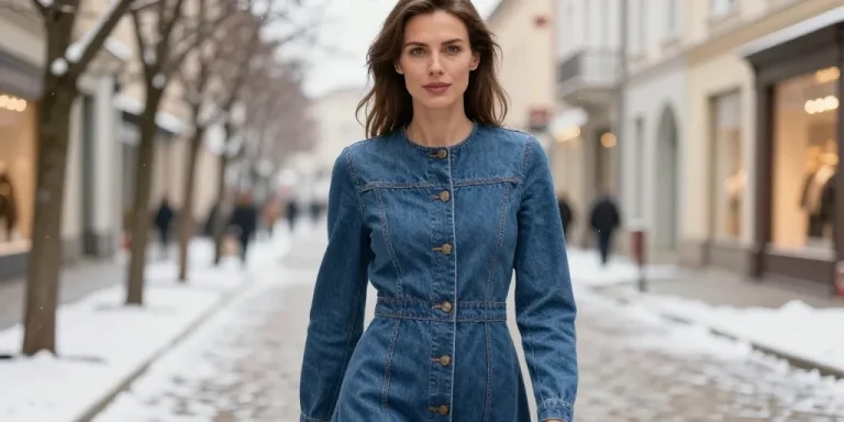 robe jean hiver