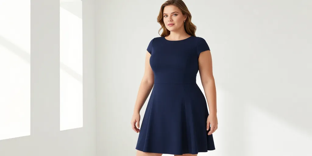 robe trapeze pour femme ronde